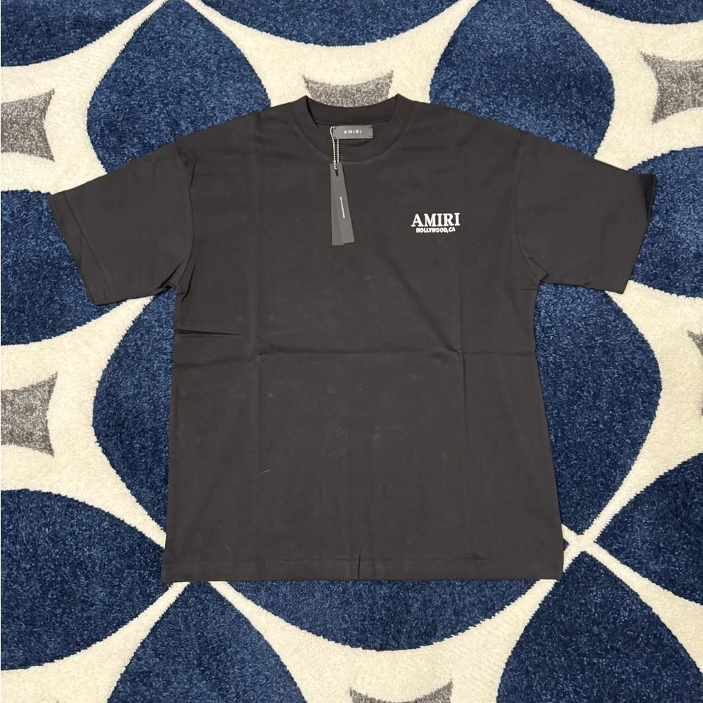 Amiri Bones Black Tee Mens Size Large